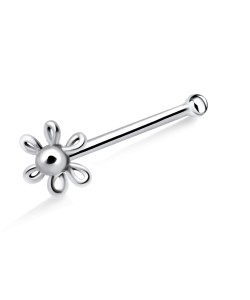 Spiral Flower Shaped Bone Nose Stud NSKD-25B